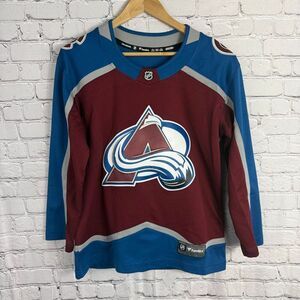 Colorado Avalanche Youth Home Premier Breakaway Jersey Burgundy Size L/XL  B